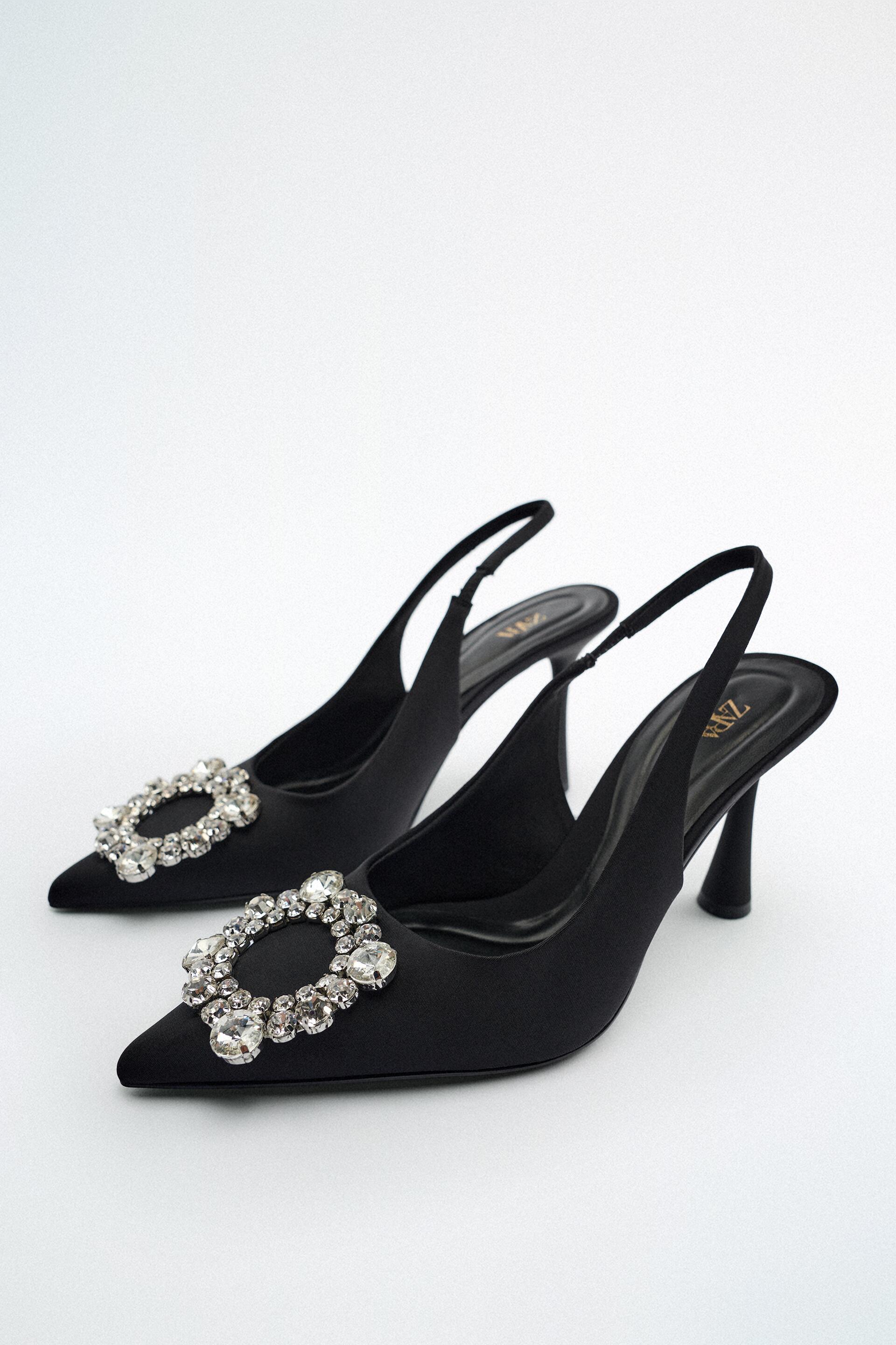 

Туфли женские ZARA 12238910 черные 38 EU (доставка из-за рубежа), 12238910