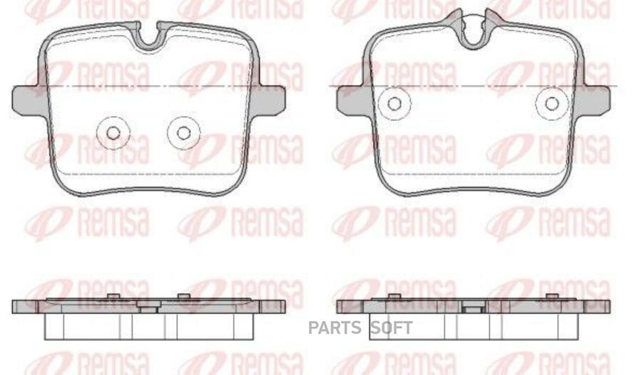 

Колодки Тормозные Дисковые Задн Bmw 5' F90 M5, 8' F91 M8, F92 17>