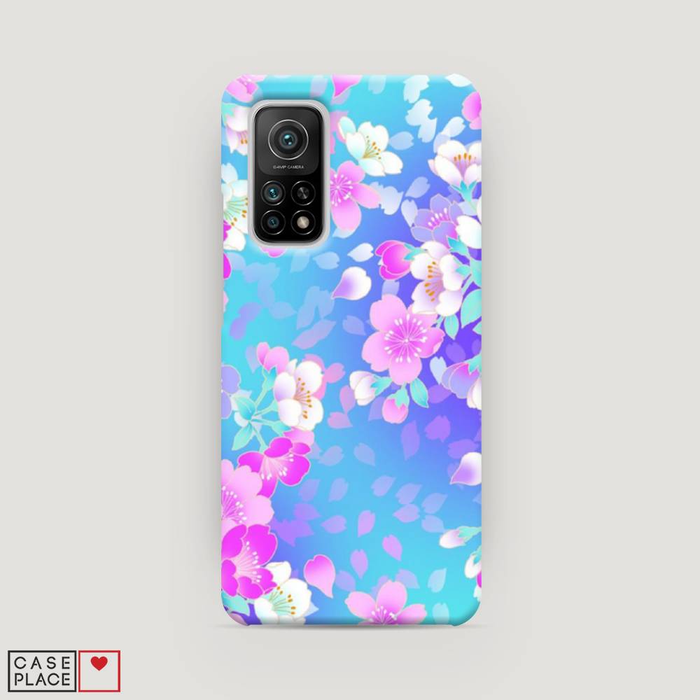 фото Пластиковый чехол "яблоневые цветы" на xiaomi mi 10t pro awog