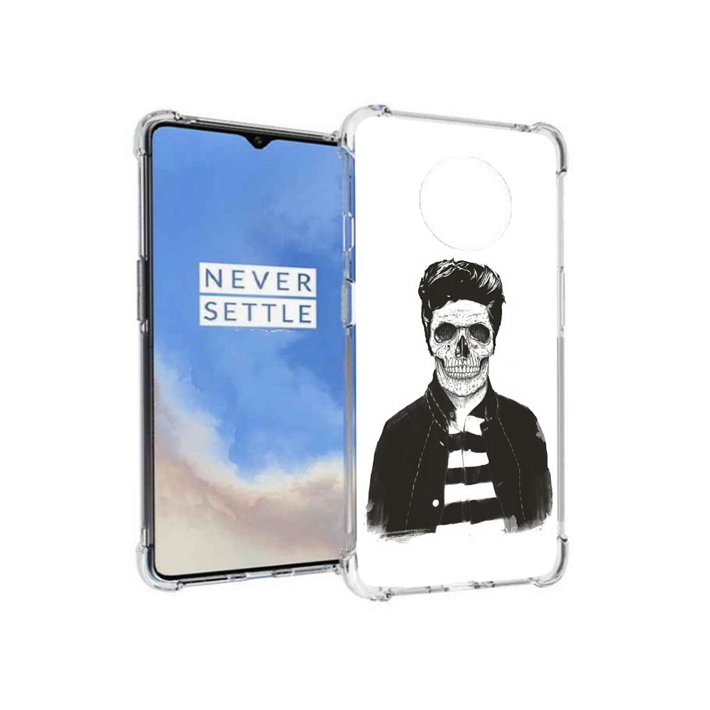 

Чехол MyPads Tocco для OnePlus 7T скелет (PT227044.138.604), Прозрачный, Tocco