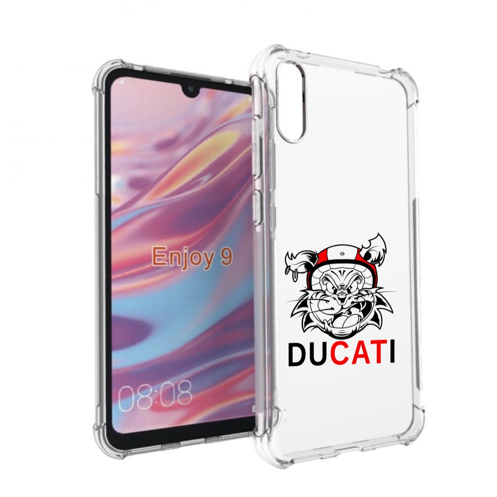 

Чехол бампер MyPads дукати для Huawei Enjoy 9., Прозрачный, Tocco