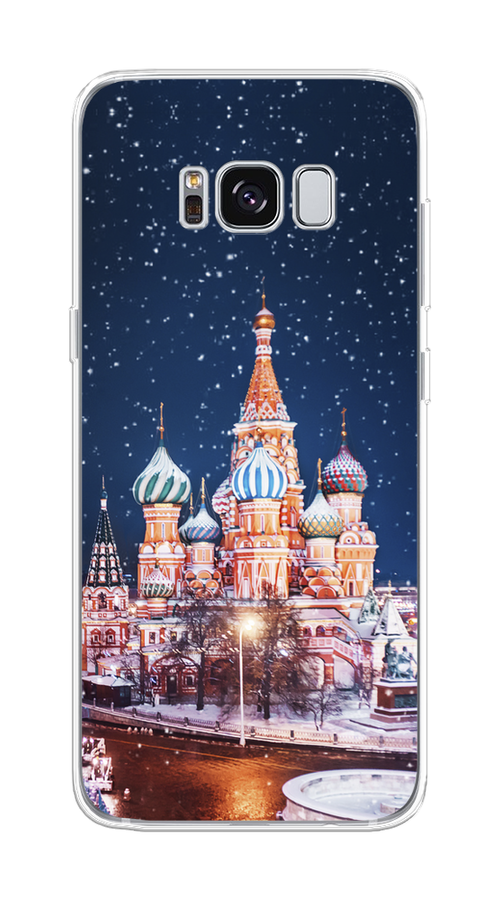

Чехол на Samsung Galaxy S8 "Москва 1", Коричневый;синий;белый, 24750-1