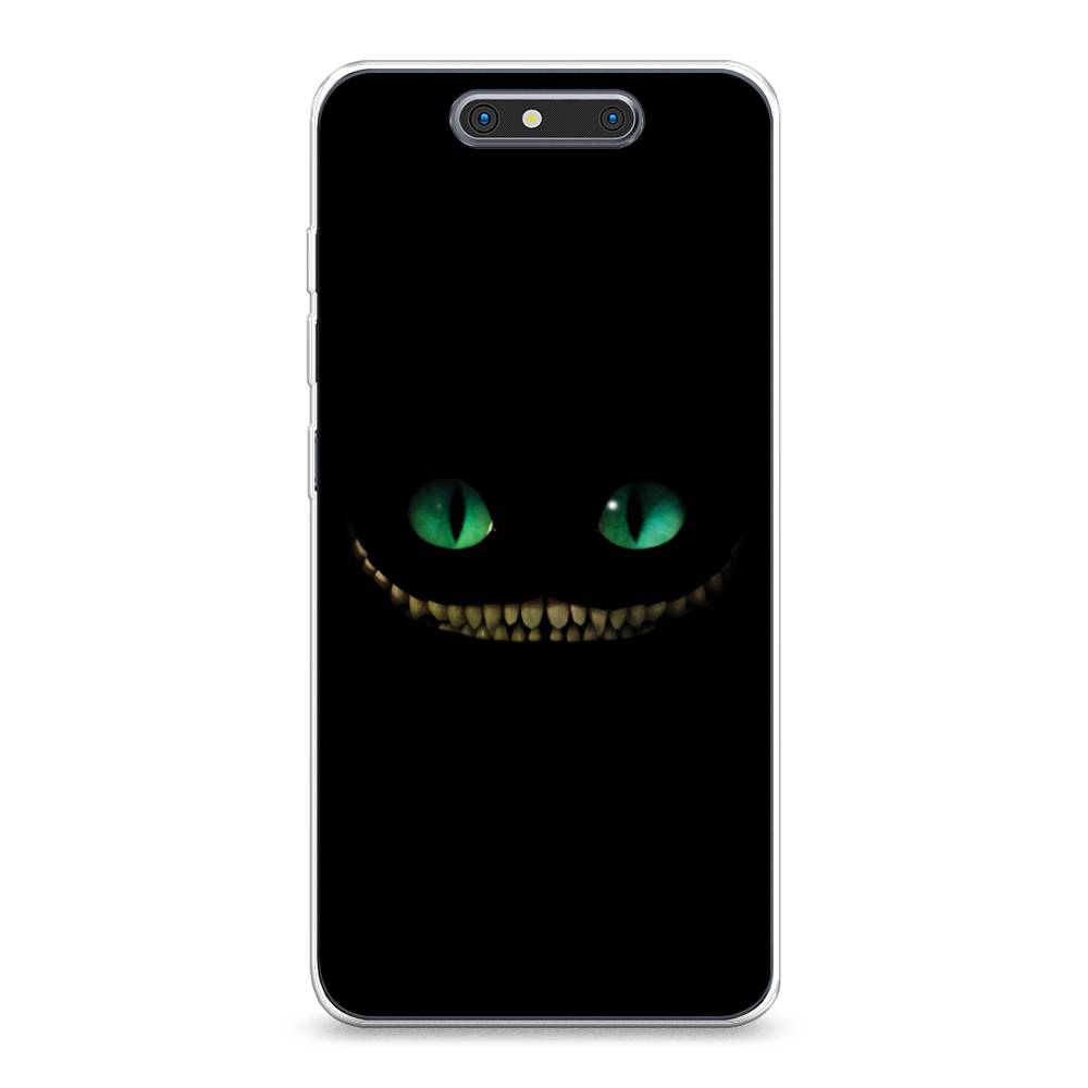 

Чехол Awog на ZTE Blade V8 / ЗТЕ Блэйд V8 "Зеленоглазый чеширский кот", 131250-10