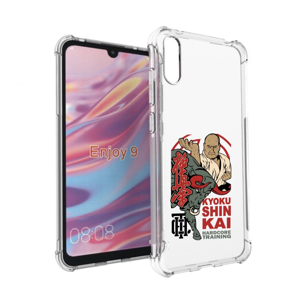 Чехол бампер MyPads единоборства рисунок для Huawei Enjoy 9.