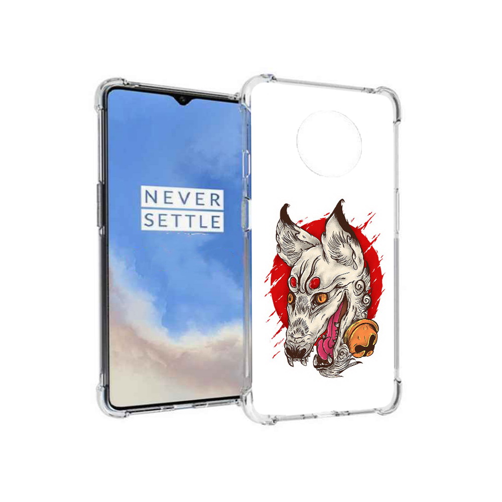 

Чехол MyPads Tocco для OnePlus 7T страшная собака (PT227044.138.627), Прозрачный, Tocco