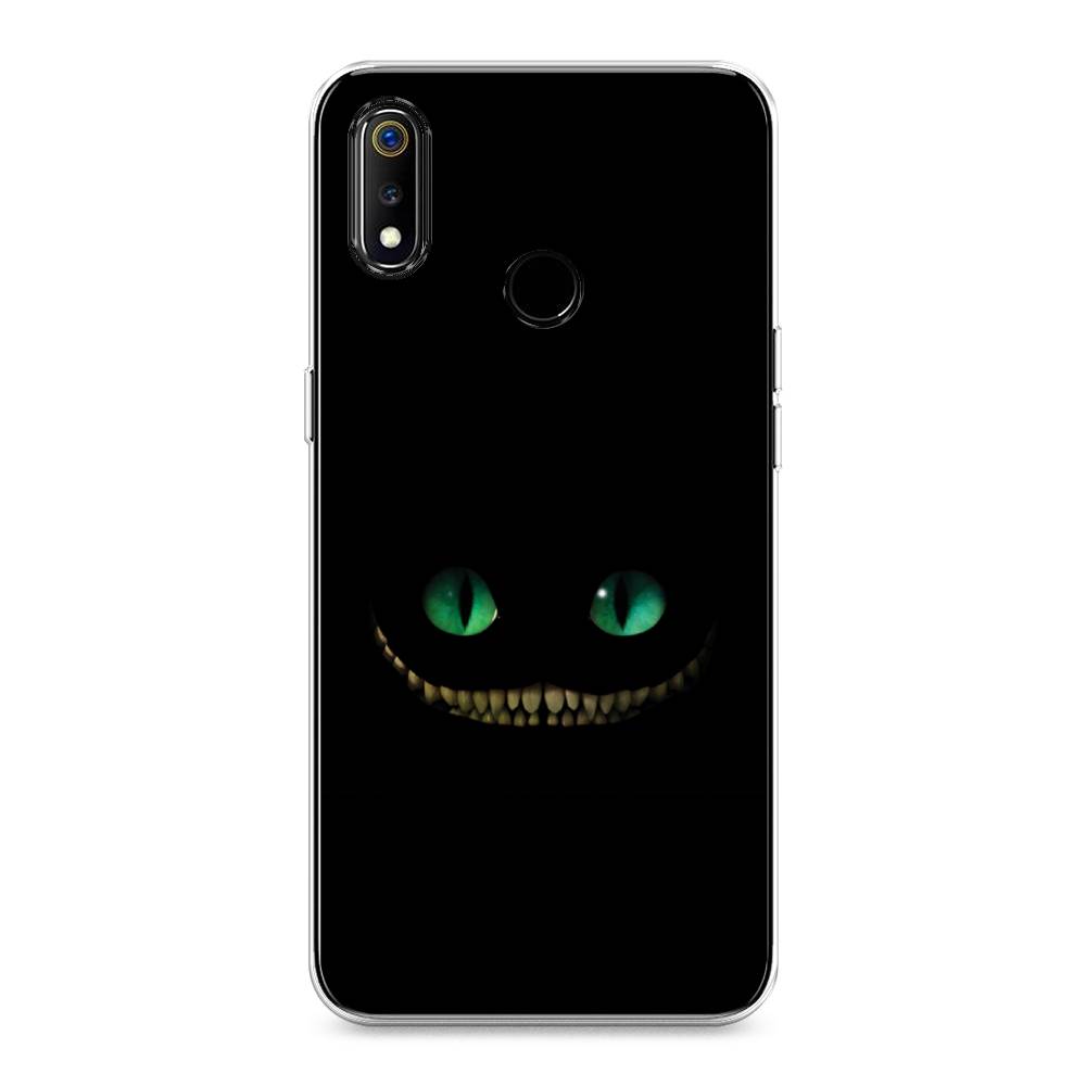 

Чехол Awog "Зеленоглазый чеширский кот" для Realme 3, 251050-10
