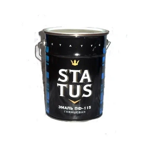 Эмаль ПФ-115 белая 10 кг STATUS (Радуга)***