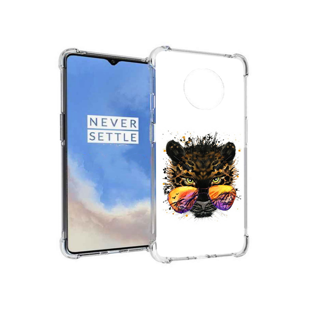 

Чехол MyPads Tocco для OnePlus 7T тропический леопард (PT227044.138.649), Прозрачный, Tocco