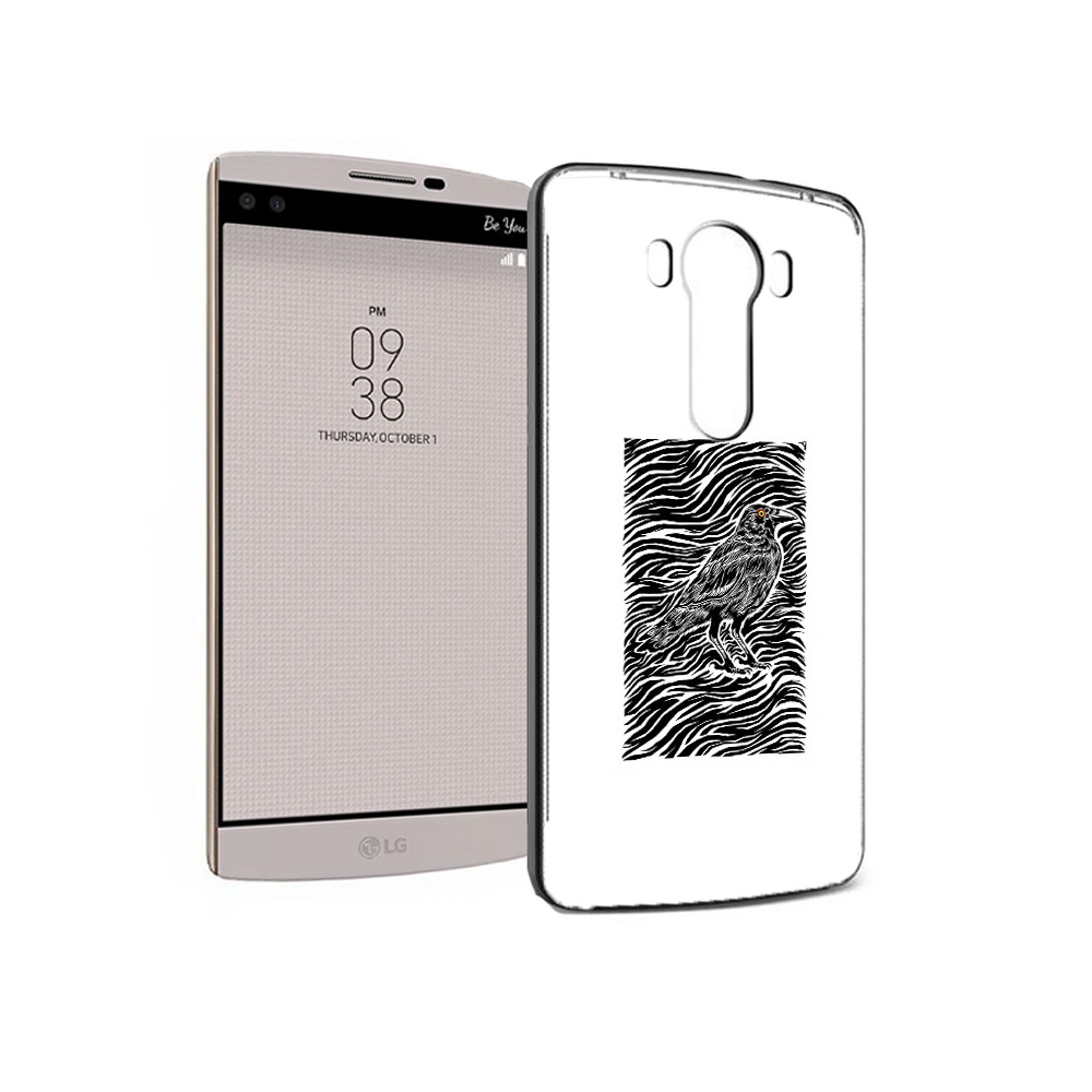

Чехол MyPads Tocco для LG V10 ворон в абстракции (PT25325.78.272), Прозрачный, Tocco
