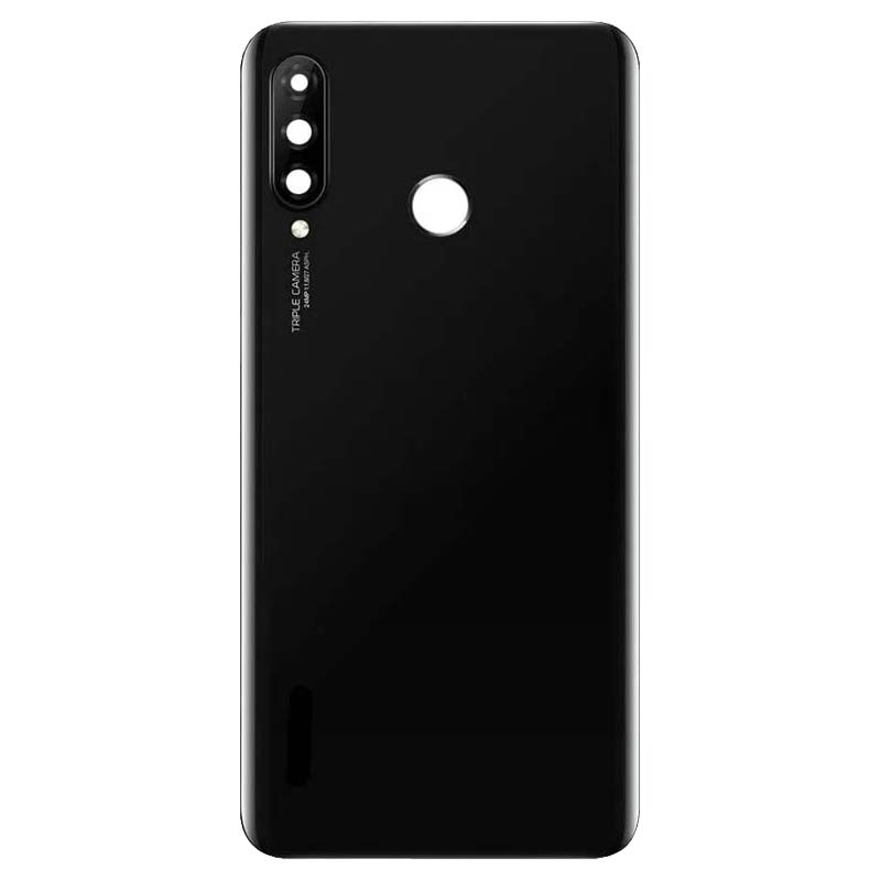 

Задняя крышка для Huawei P30 Lite (24MP) (со стеклом камеры) (черная), Черный