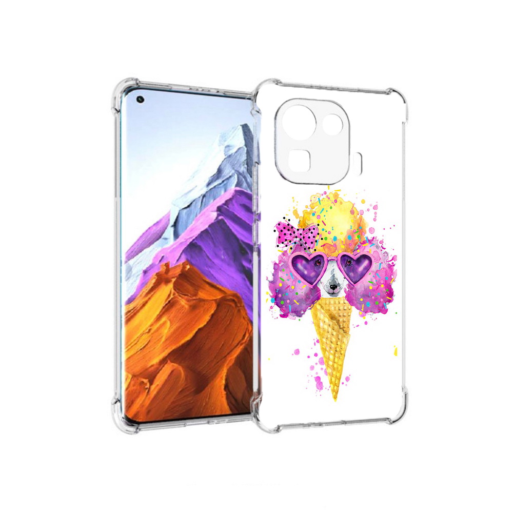 

Чехол MyPads Tocco для Xiaomi 11 Pro Рожок (PT144585.286.146), Прозрачный, Tocco