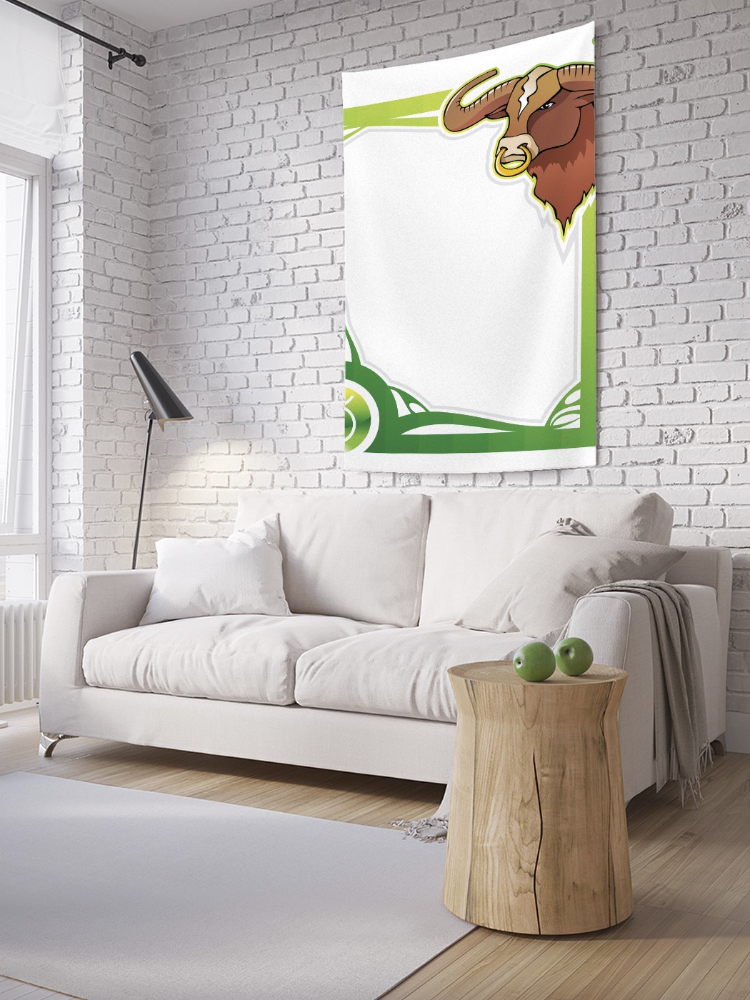 

Вертикальное фотопанно на стену JoyArty Телец в рамке 150x200 см, Телец в рамке