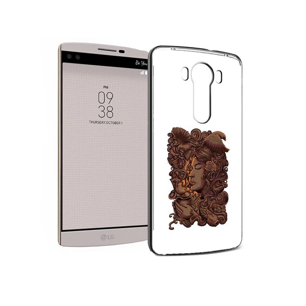

Чехол MyPads Tocco для LG V10 девушка с длинными волосами абстракция (PT25325.78.312), Прозрачный, Tocco