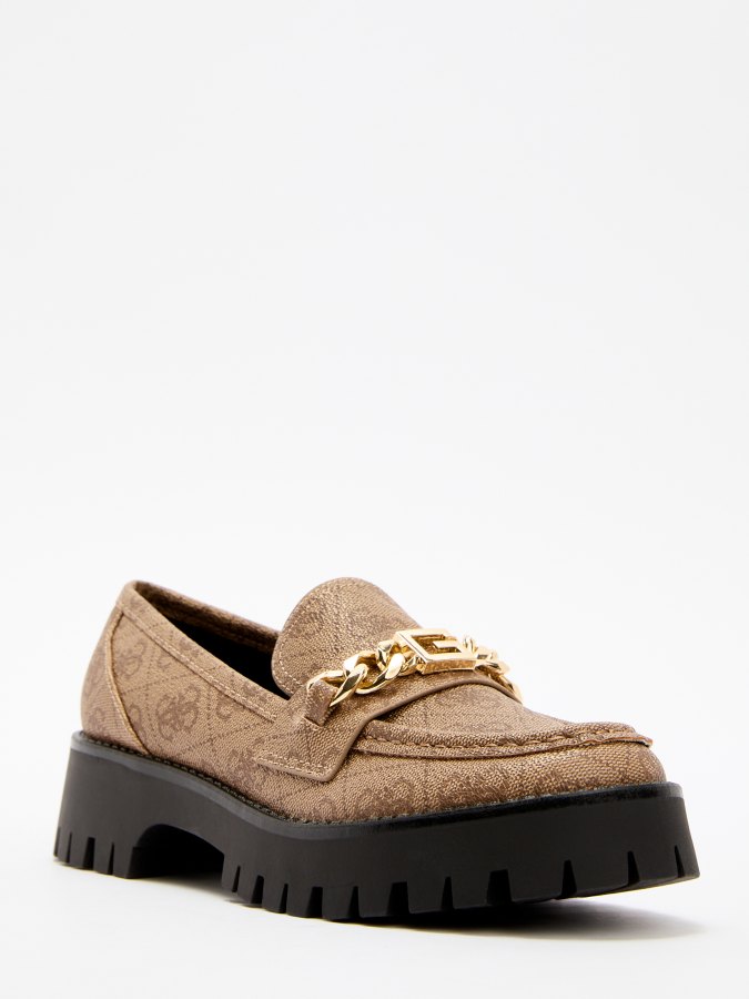 

Лоферы женские Guess FLTALMFAL14 бежевые 40 EU, Бежевый, FLTALMFAL14