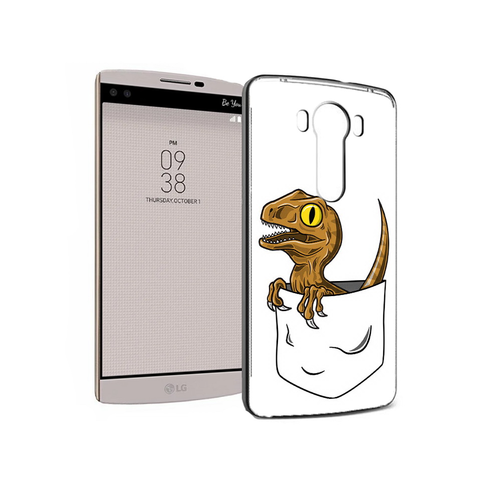 

Чехол MyPads Tocco для LG V10 динозавр в кармане (PT25325.78.327), Прозрачный, Tocco