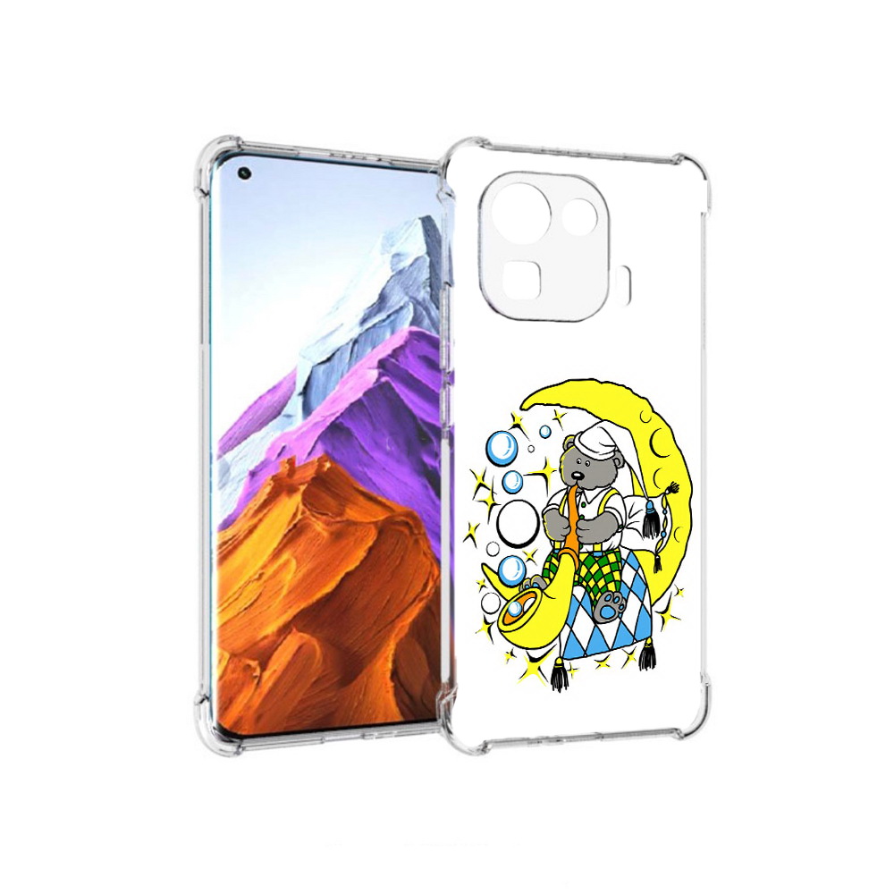 

Чехол MyPads Tocco для Xiaomi 11 Pro Сырная луна (PT144585.286.167), Прозрачный, Tocco