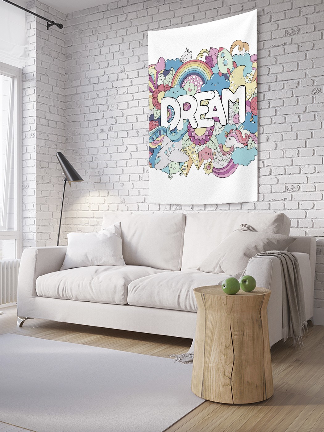 

Вертикальное фотопанно на стену JoyArty Детские мечты 150x200 см, Детские мечты