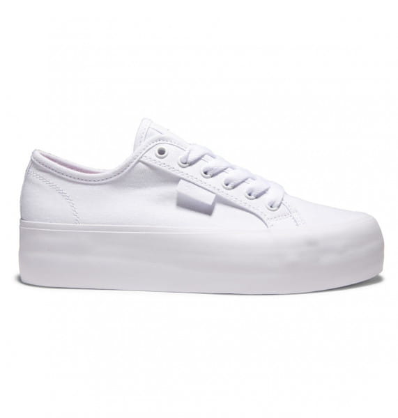 

Кеды женские DC ADJS300280-WW0 белые 40.5 EU, ADJS300280
