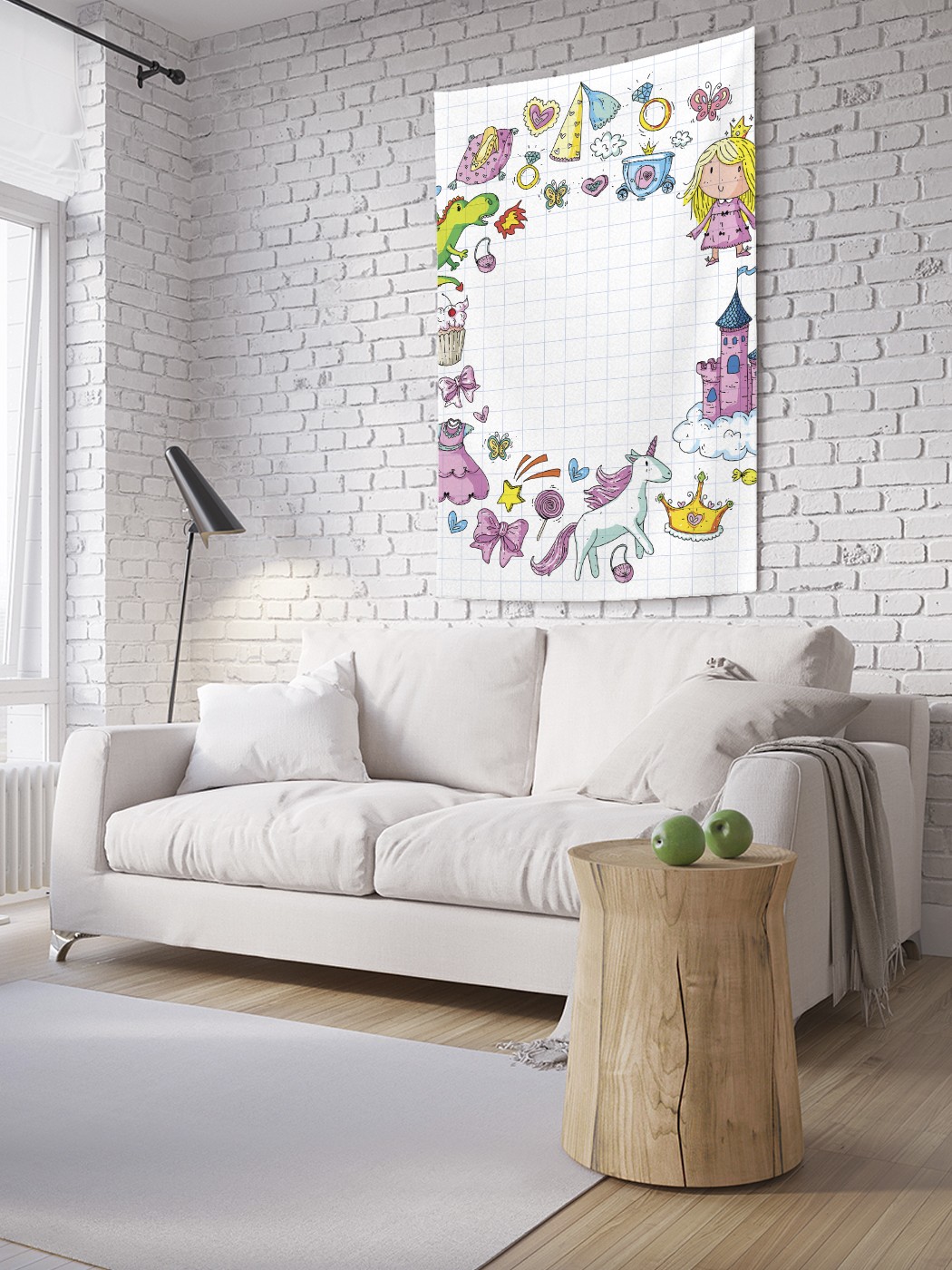 

Вертикальное фотопанно на стену JoyArty Детские игры 150x200 см, Детские игры