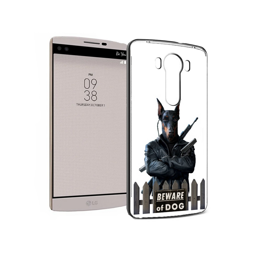 

Чехол MyPads Tocco для LG V10 доберман (PT25325.78.332), Прозрачный, Tocco