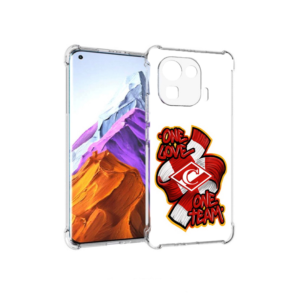 

Чехол MyPads Tocco для Xiaomi 11 Pro ФК спарак 1 любовь (PT144585.286.184), Прозрачный, Tocco