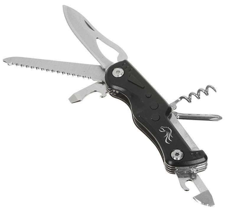 Нож ЧИНГИСХАН Нож перочинный 18,5 см, многофункциональный , нерж. сталь. 118-150