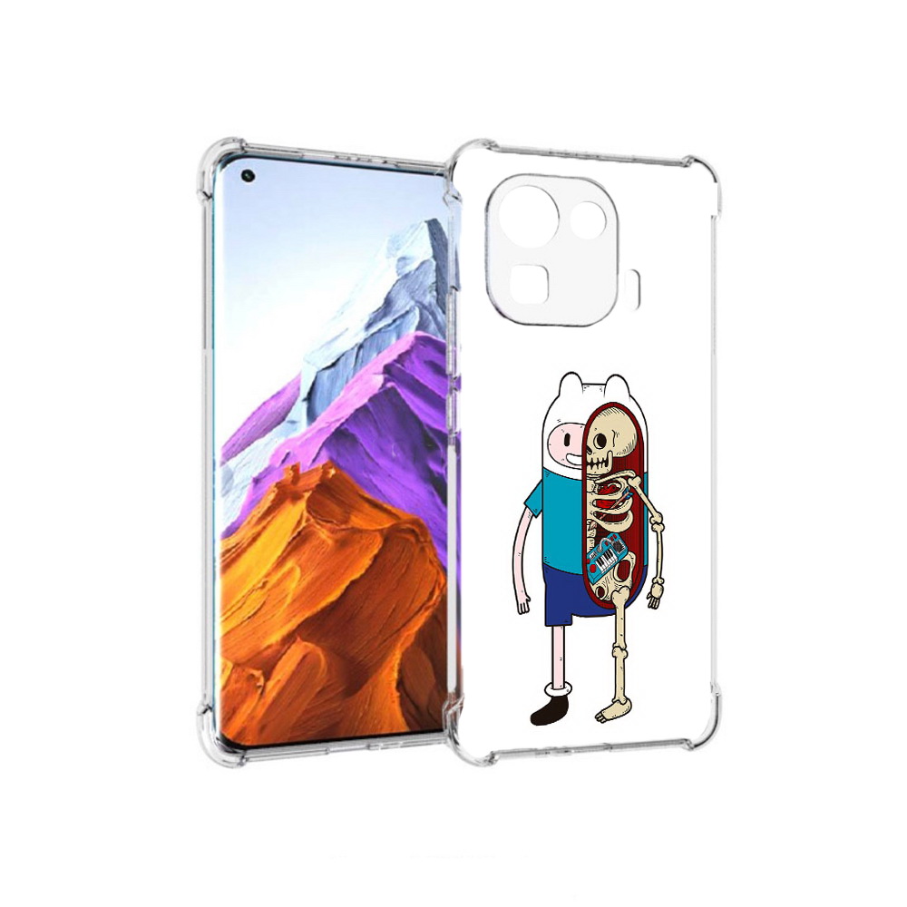 Чехол MyPads Tocco для Xiaomi 11 Pro Финн скелет (PT144585.286.187)