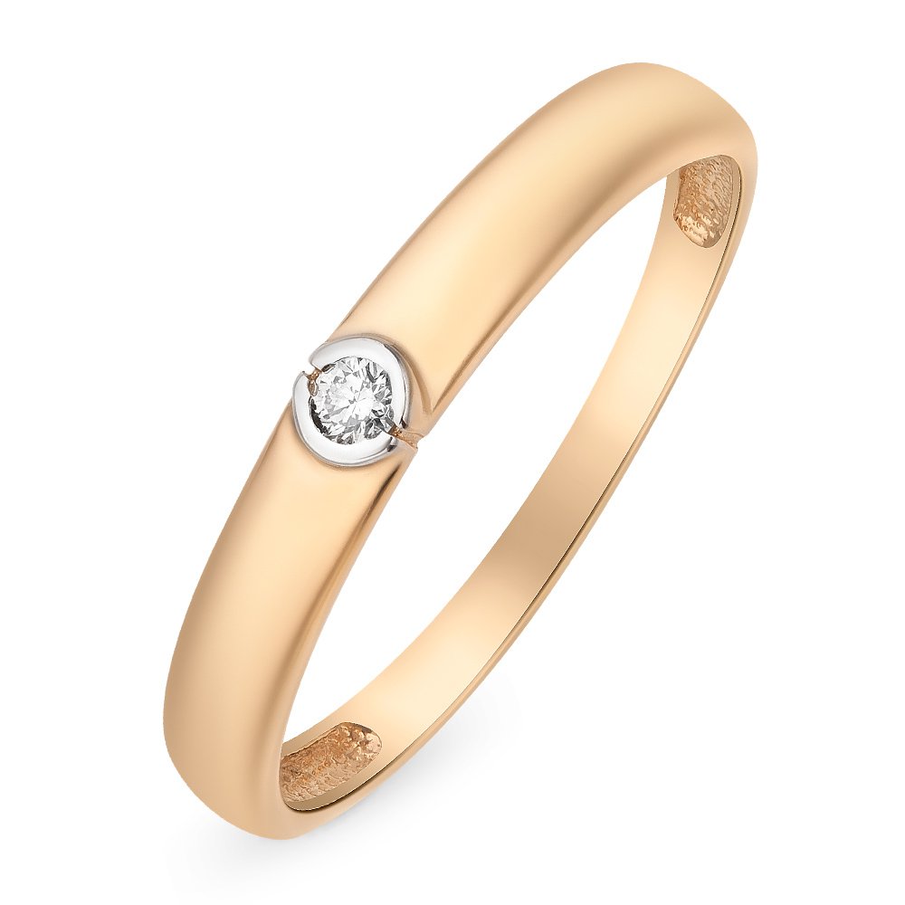

Кольцо из золота р.  585Gold 101011521, бриллиант, 101011521