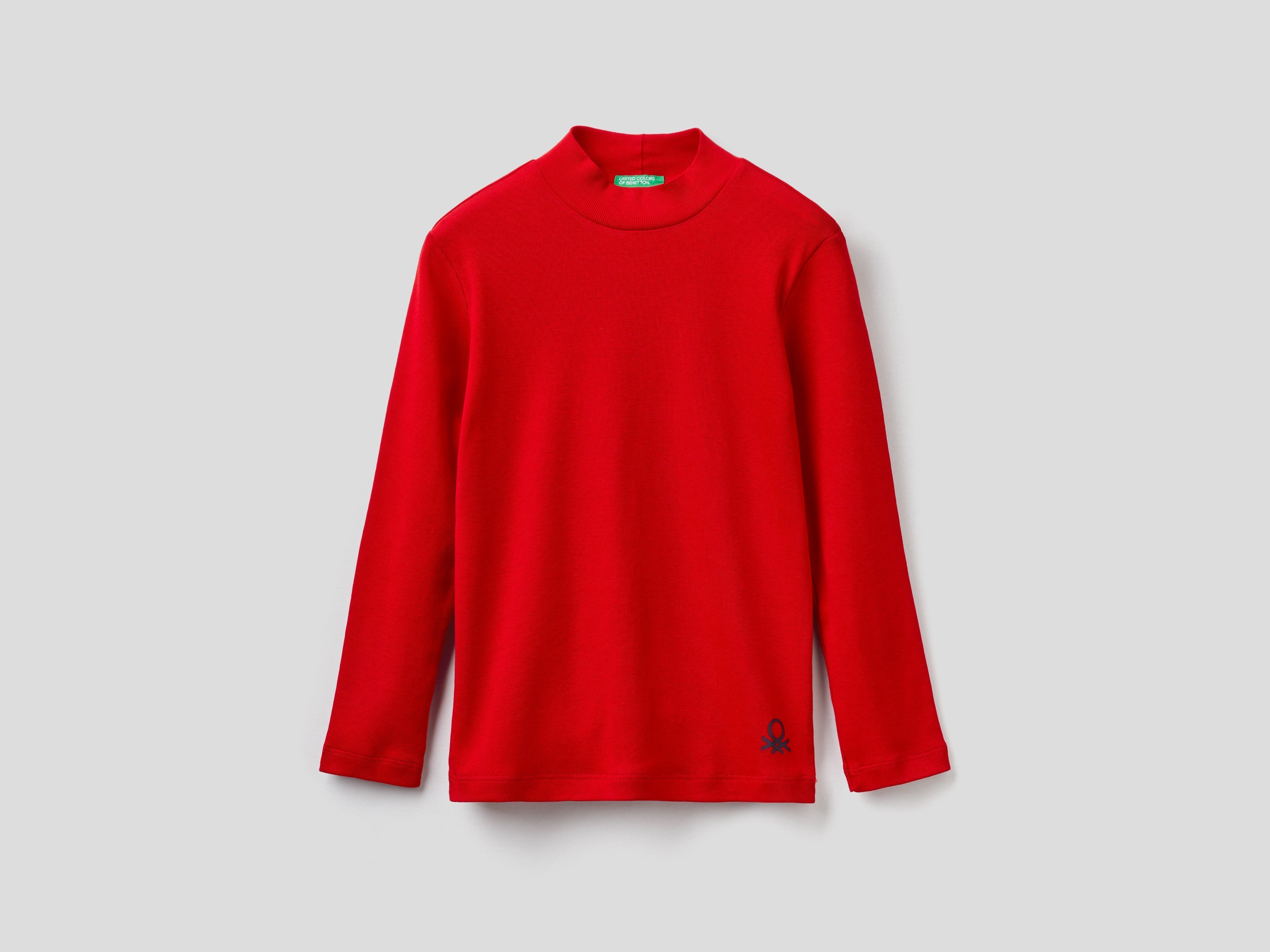 фото Водолазка для мальчиков benetton цв. красный р.116 united colors of benetton