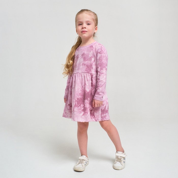 

Платье детское KAFTAN Dream р.34 (122-128), лиловый тай-дай, Фиолетовый, Dream
