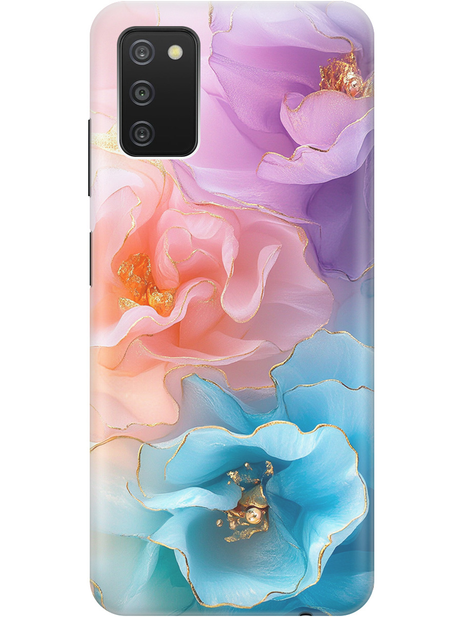 

Силиконовый чехол на Samsung Galaxy A03s с принтом "Изумительные цветы", Прозрачный;фиолетовый;голубой;оранжевый;розовый, 732241123