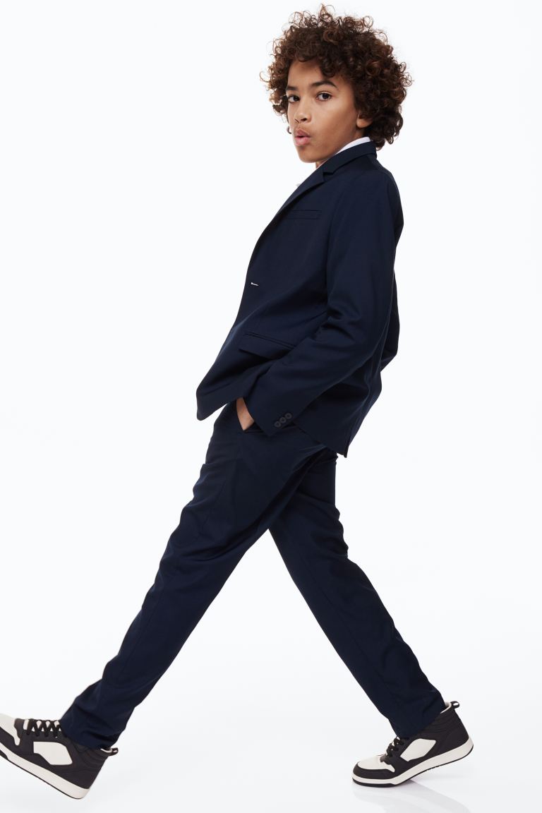 Пиджак детский H&M 1052354, цвет темно-синий, размер 134 (доставка из-за рубежа)