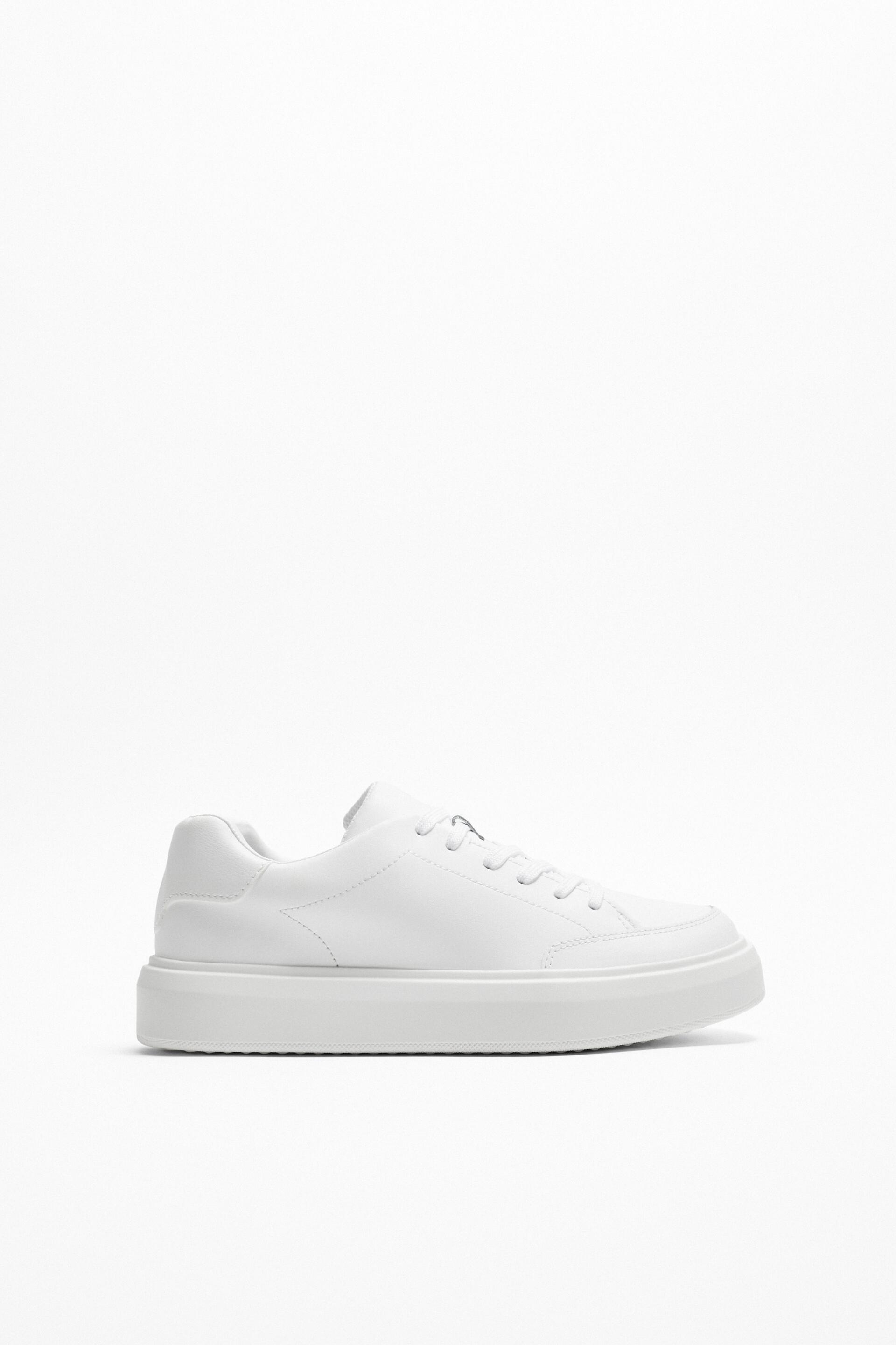 

Кеды мужские ZARA 12245020 белые 41 RU (доставка из-за рубежа), 12245020