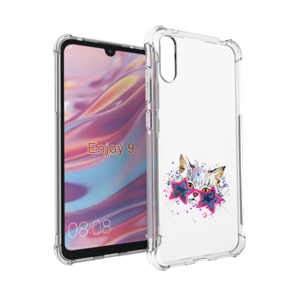 

Чехол бампер MyPads звездные очки для Huawei Enjoy 9., Прозрачный, Tocco