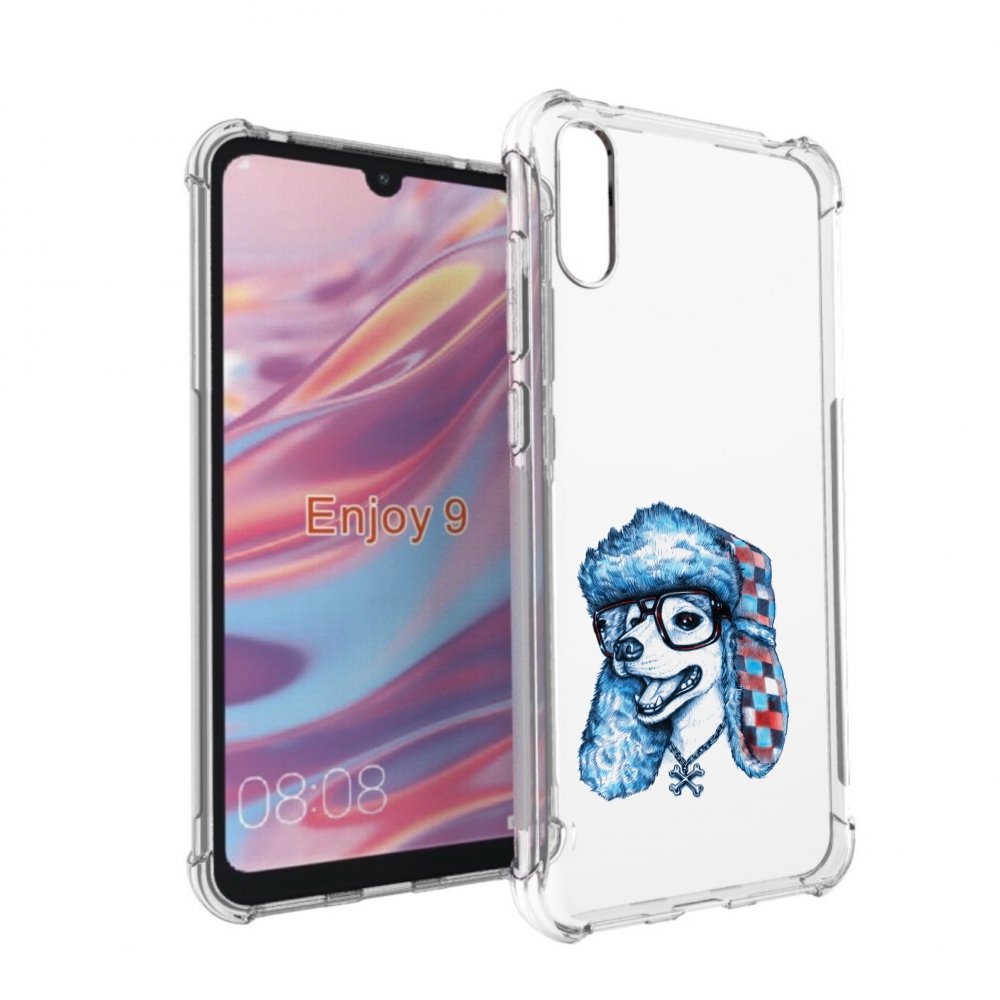 

Чехол бампер MyPads зимний пес для Huawei Enjoy 9., Прозрачный, Tocco