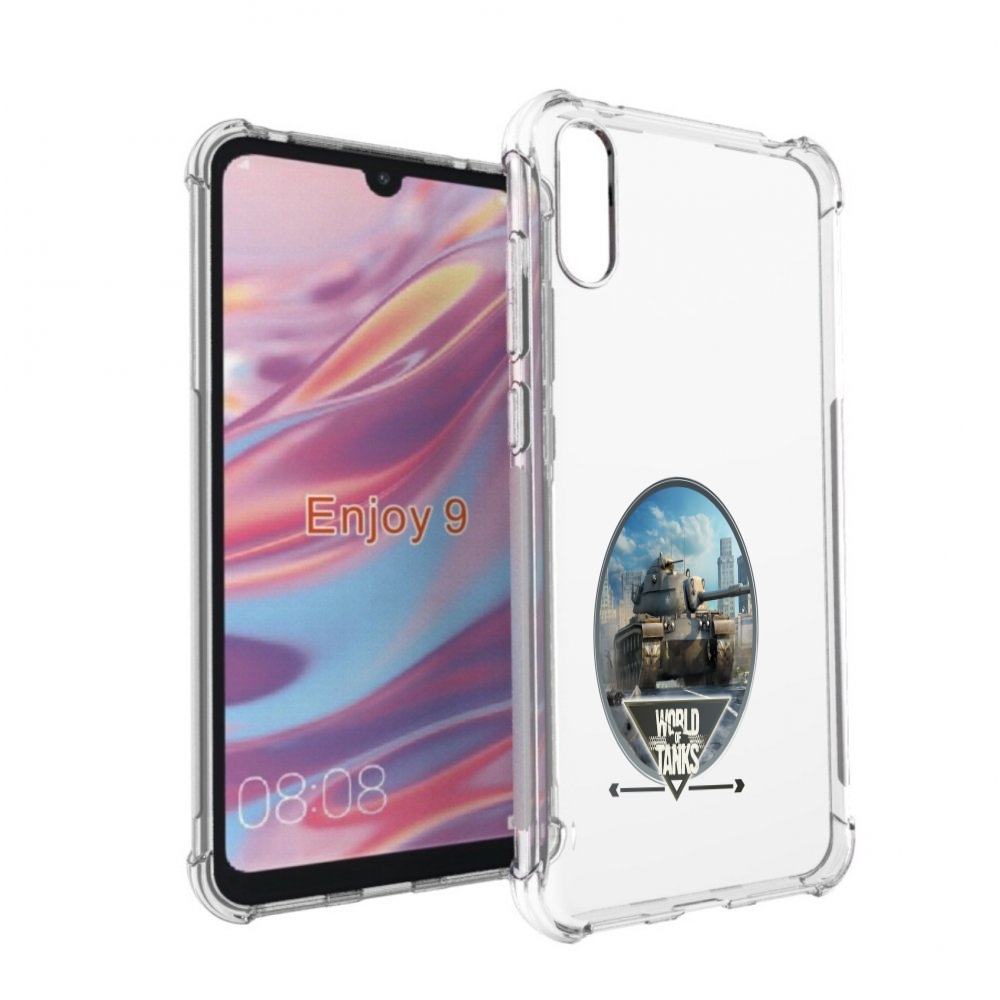 

Чехол бампер MyPads игра с танками для Huawei Enjoy 9., Прозрачный, Tocco