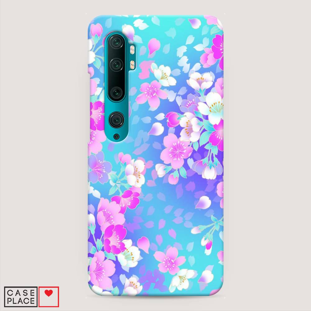 

Пластиковый чехол "Яблоневые цветы" на Xiaomi Mi Note 10, 37320-6