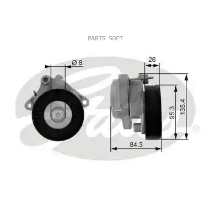 

GATES Натяжитель ремня GATES T38174
