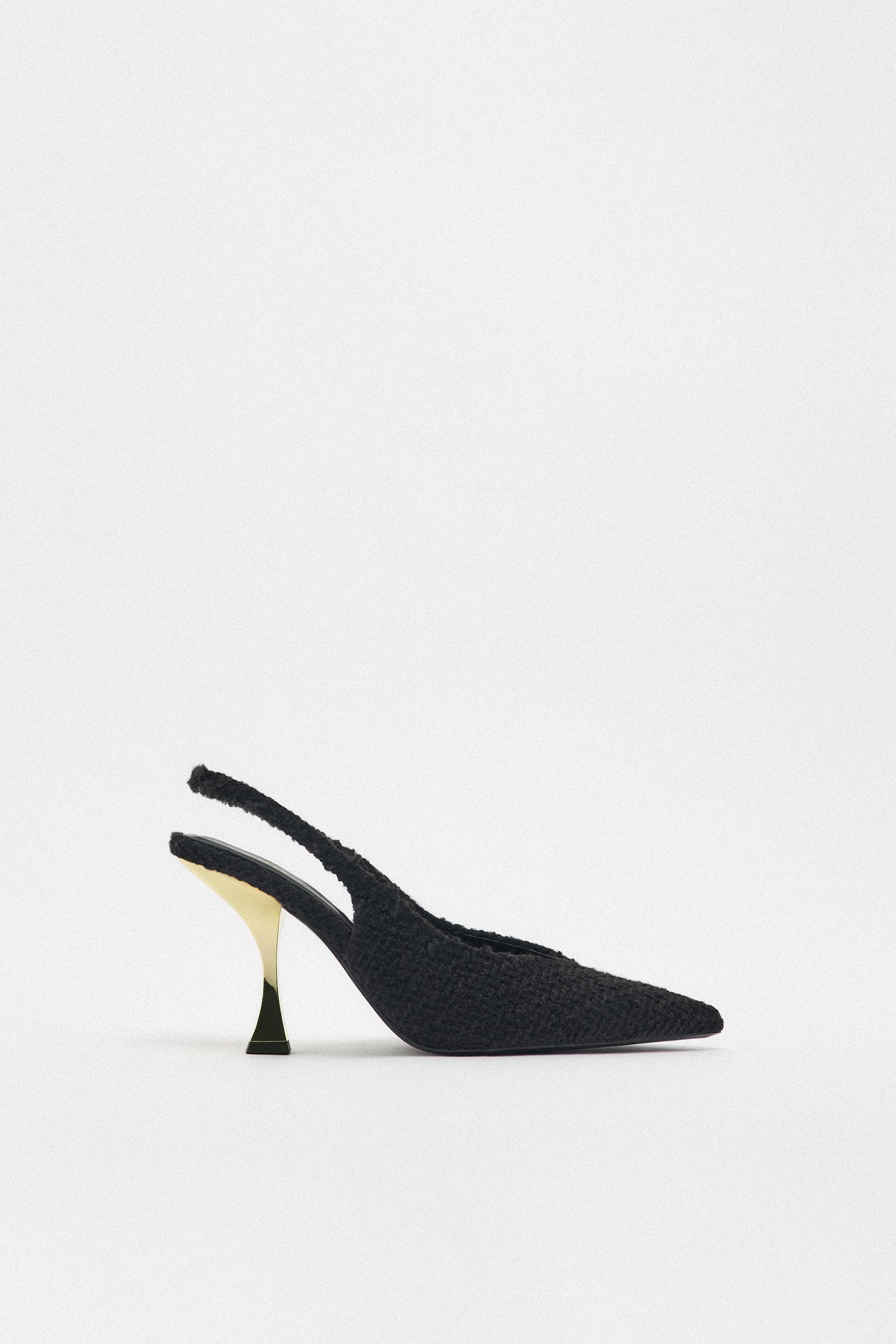 

Туфли женские ZARA 12250010 черные 36 RU (доставка из-за рубежа), 12250010