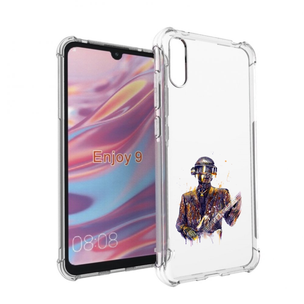 

Чехол бампер MyPads космо-гитарист для Huawei Enjoy 9., Прозрачный, Tocco