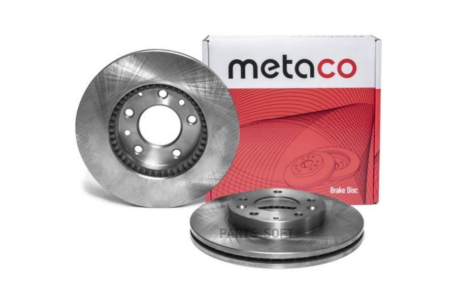 

METACO 3050-166 Диск торм.пер.Toyota Corolla E11 1997-2001, Toyota Corolla E10 1992-1997 2