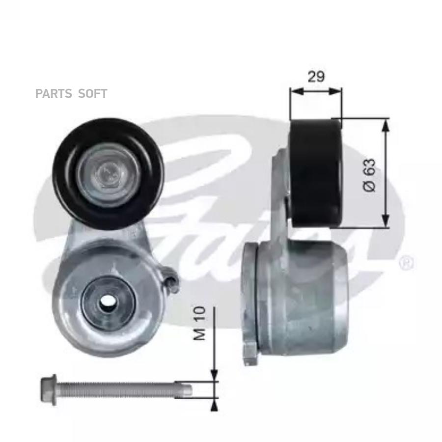 

GATES Натяжитель ремня GATES T39360