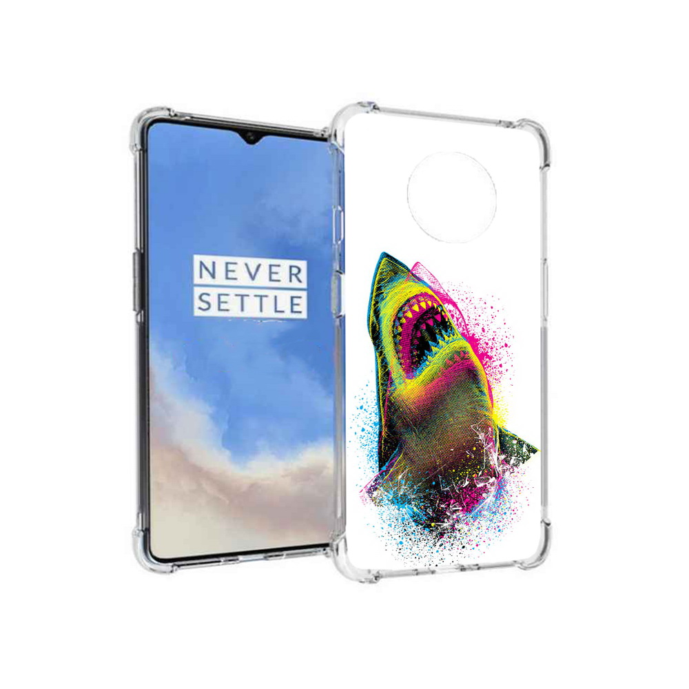 

Чехол MyPads Tocco для OnePlus 7T челюсти-2 (PT227044.138.674), Прозрачный, Tocco