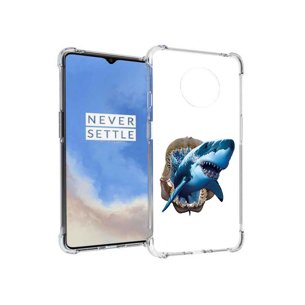

Чехол MyPads Tocco для OnePlus 7T челюсти (PT227044.138.675), Прозрачный, Tocco