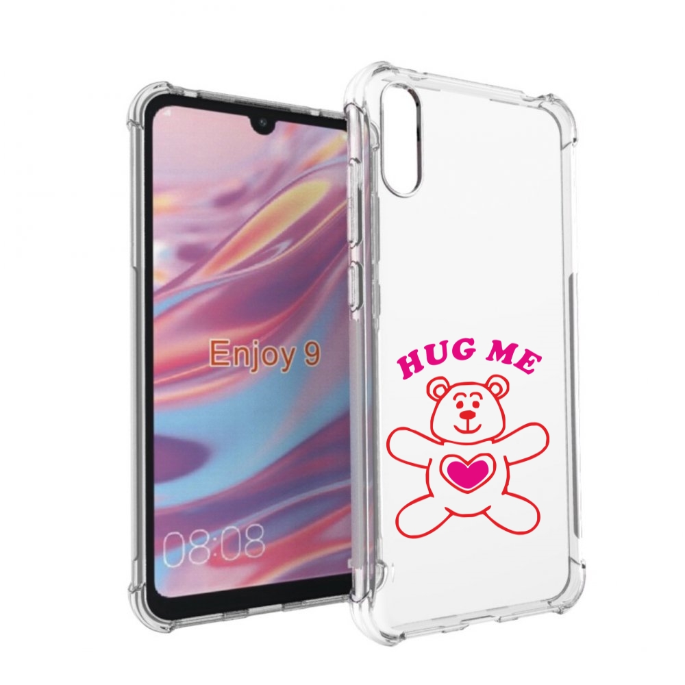 

Чехол бампер MyPads 14 февраля обними меня для Huawei Enjoy 9., Прозрачный, Tocco