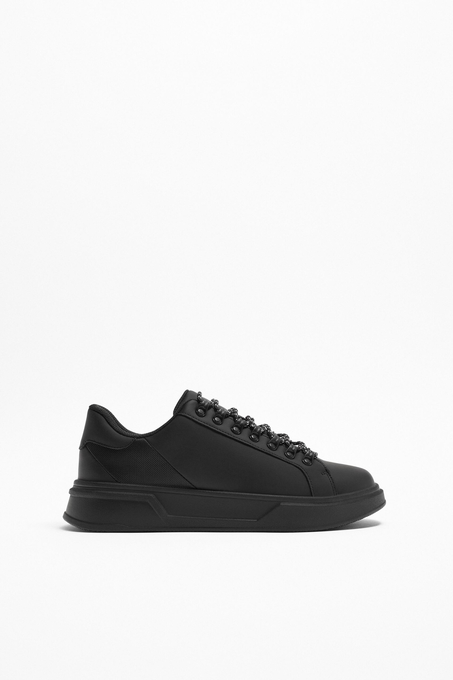 

Кеды мужские ZARA 12251020 черные 45 RU (доставка из-за рубежа), 12251020