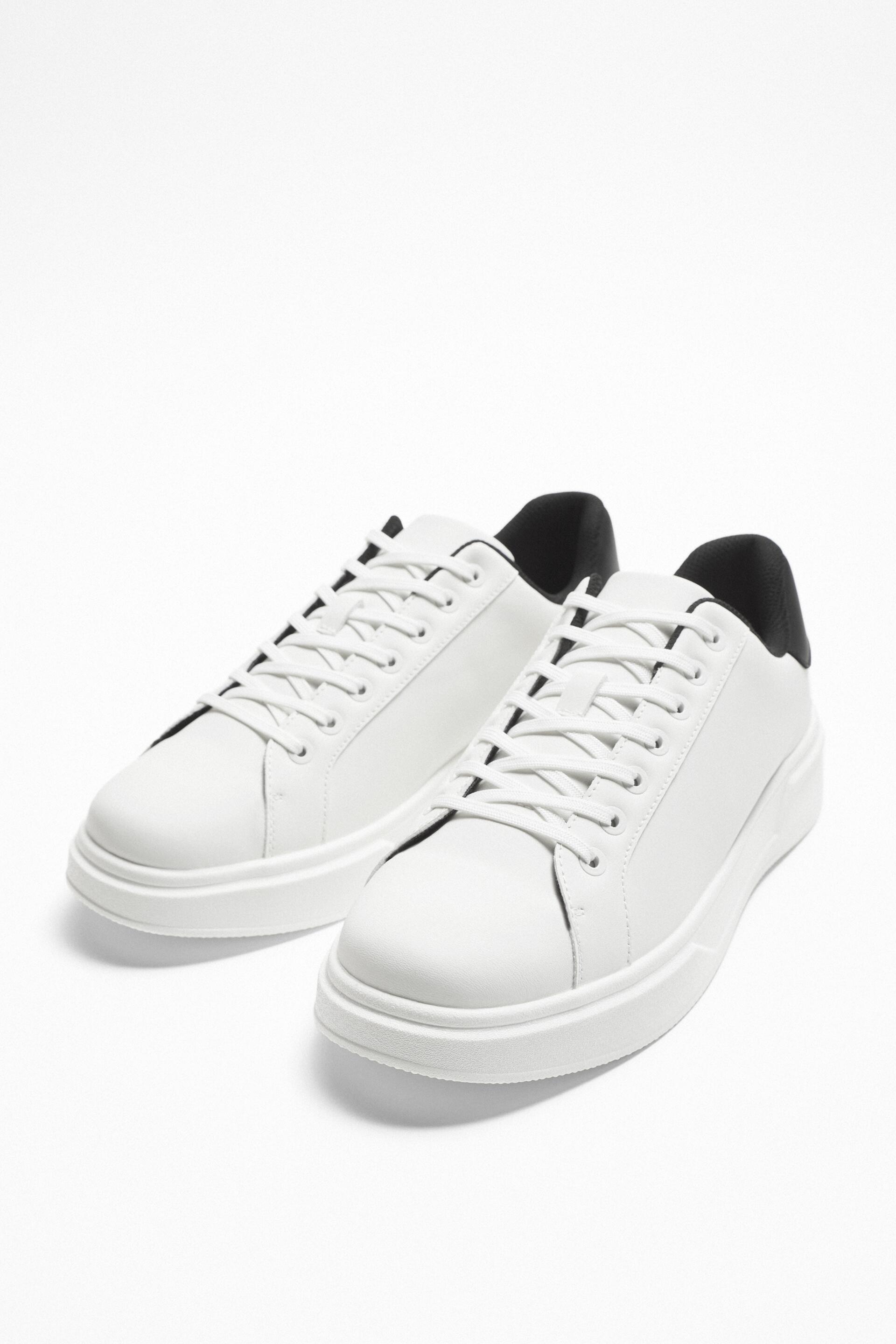 

Кеды мужские ZARA 12252020 белые 45 EU (доставка из-за рубежа), Белый, 12252020