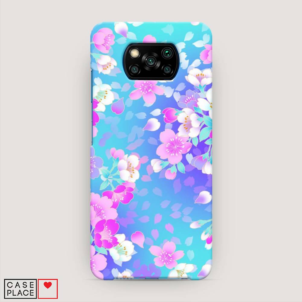 

Пластиковый чехол "Яблоневые цветы" на Xiaomi Poco X3 NFC, 39220-6