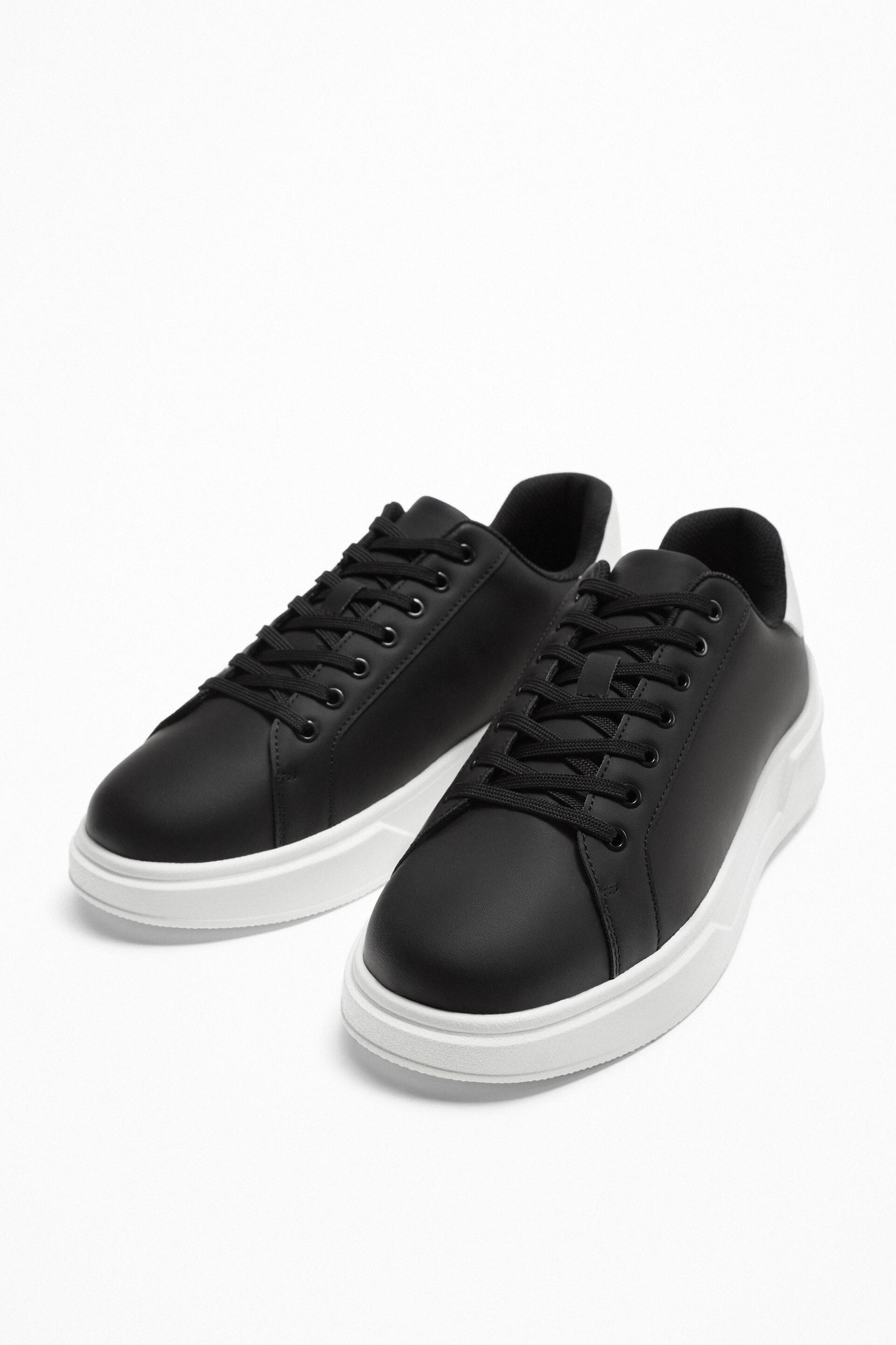 

Кеды мужские ZARA 12252020 черные 44 EU (доставка из-за рубежа), Черный, 12252020