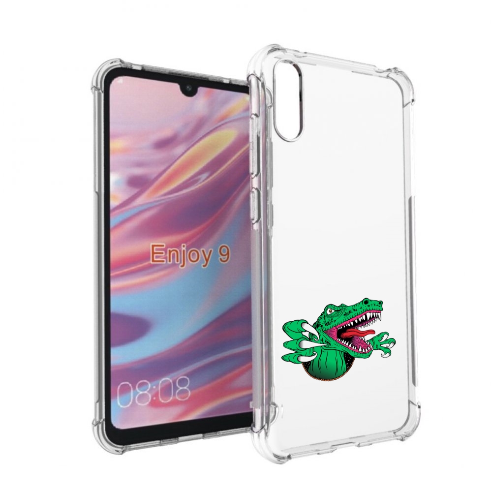 

Чехол бампер MyPads крокодил для Huawei Enjoy 9., Прозрачный, Tocco